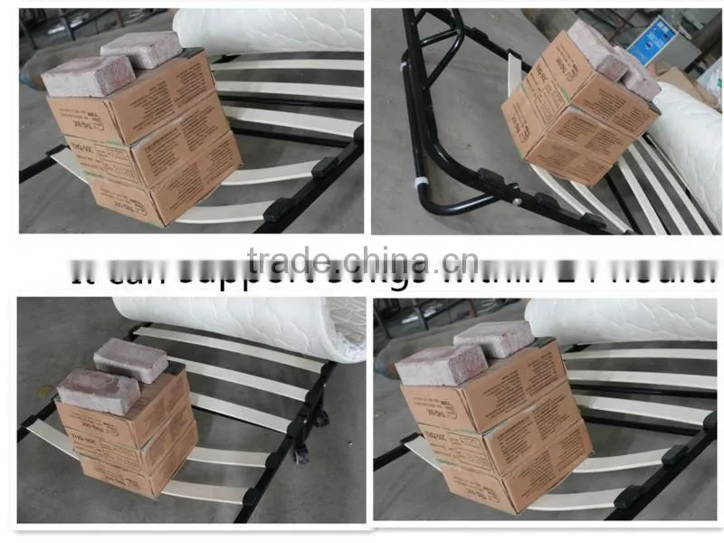 flat wooden bed frame/hinges bed frame