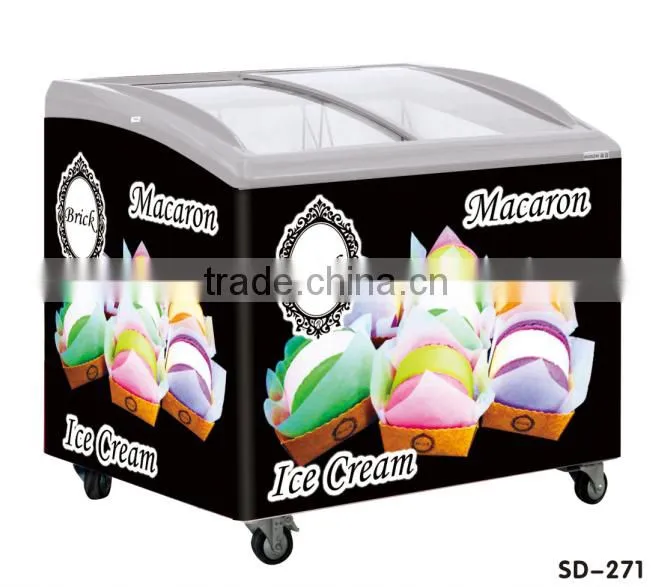 all kinds commericial freezer ice cream display chest freezer showcase