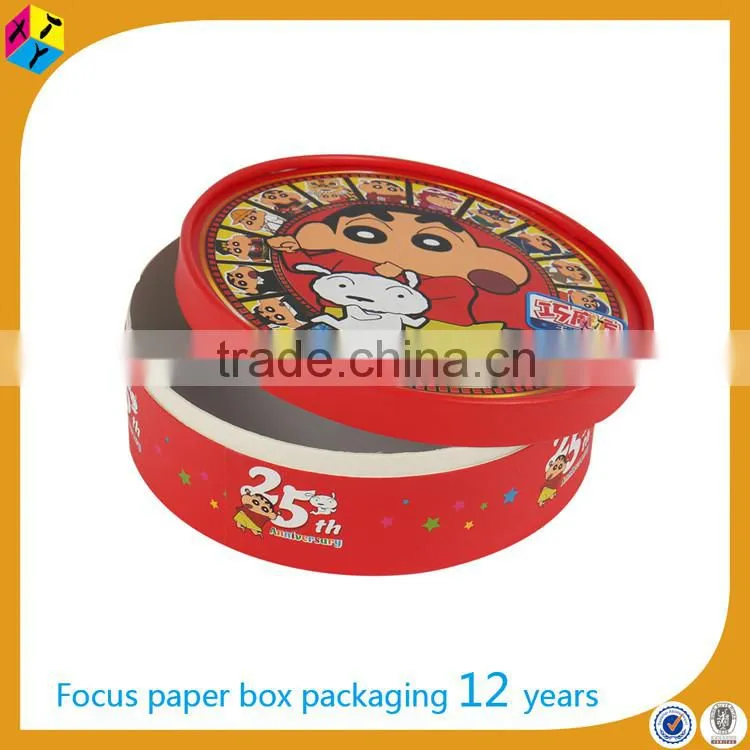 wholesale round cylinder cardboard gift box cute packaging