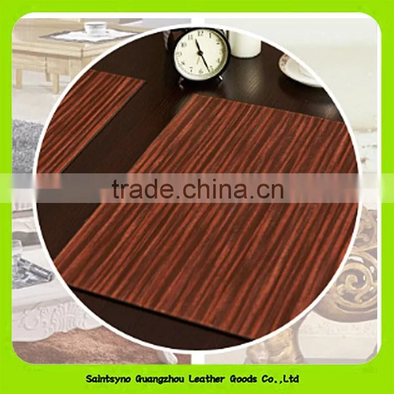 16020 Guangzhou Supplier tea cup coaster /faux leather placemats and coasters