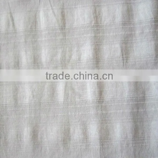 Light polyester cotton shirting fabric with simple pattern