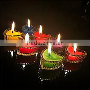 Soy Scented Heart Shape Candles for Decoration