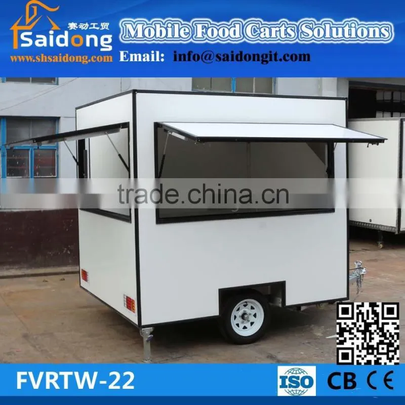 Newest design food kiosk for sale