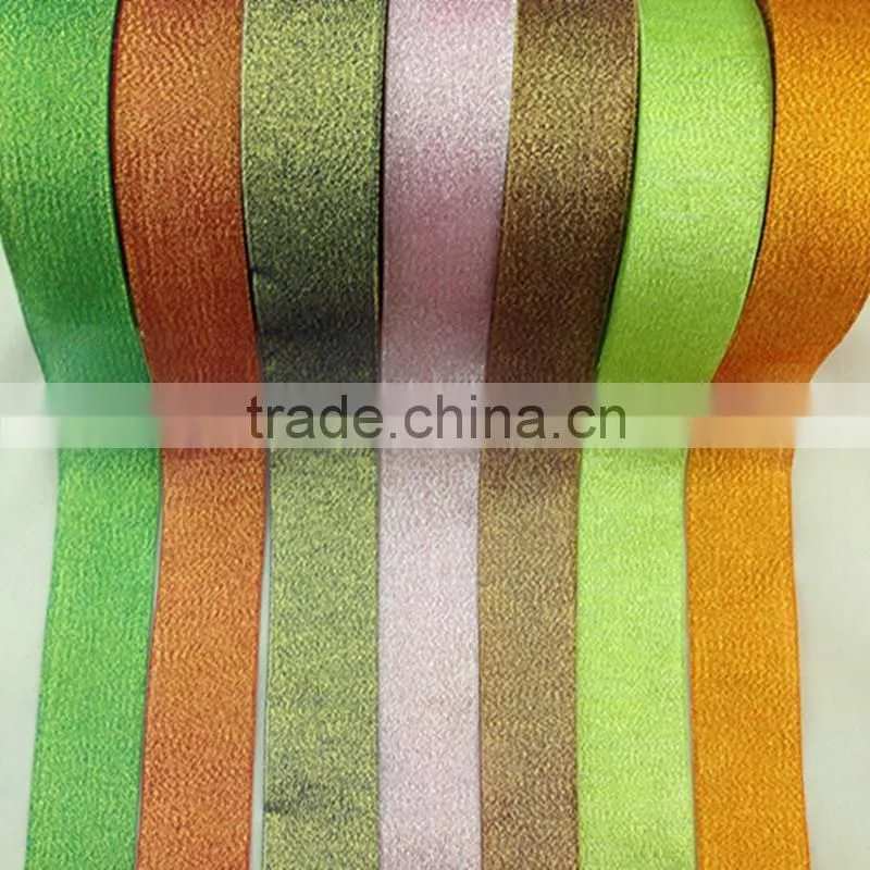China 15mm Color Spirit Metallic Ribbon for Recall Days