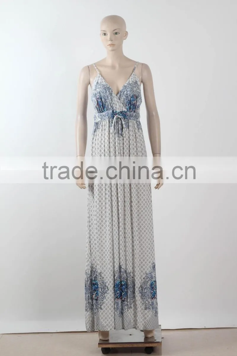 New Fashion Sexy Night Long Dress 2016 Summer Strappy Maxi Dress
