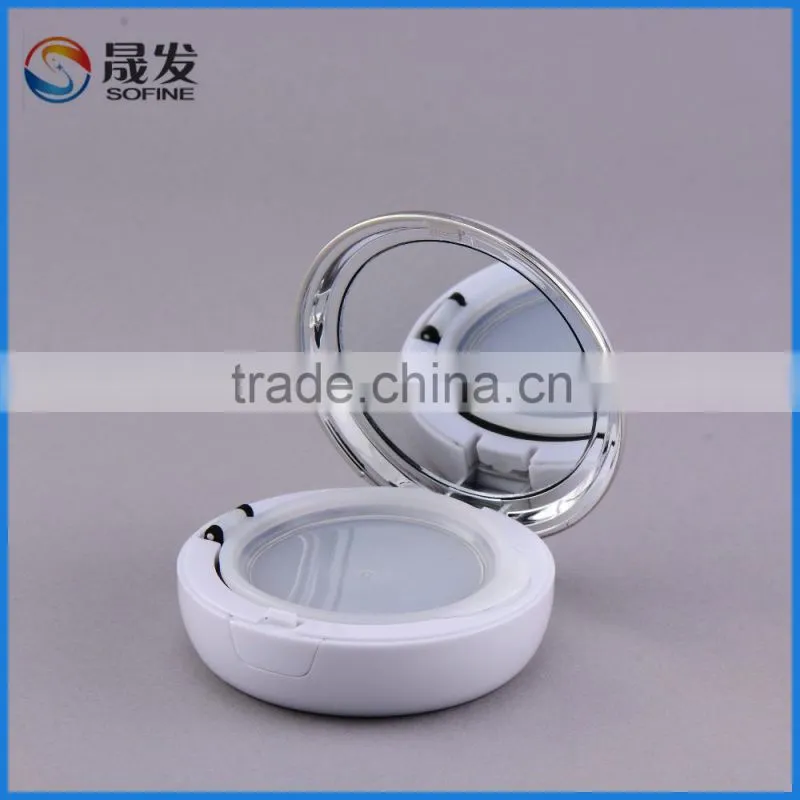 BB/CC cushion White empty compact powder packing case
