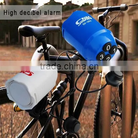 New Arrival battery operated wireless Motorcycle bicycle remote anti theft alarm and electric speaker