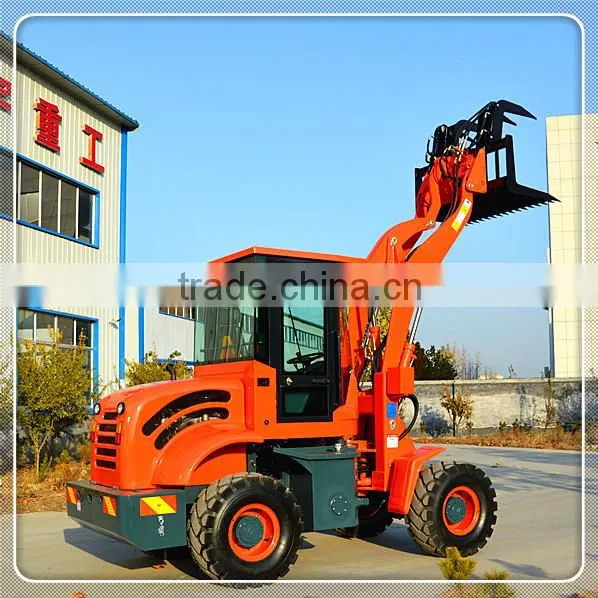 multi used cheap backhoe loader TY18 with snow blade