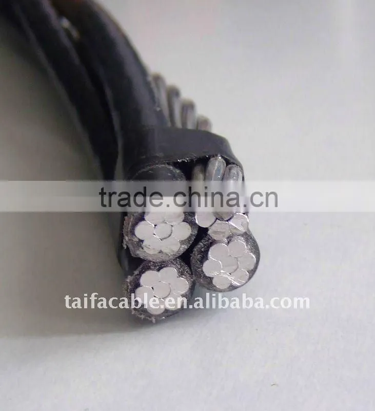insulated service drop cable/overhead cable 16mm+16mm ABC cable