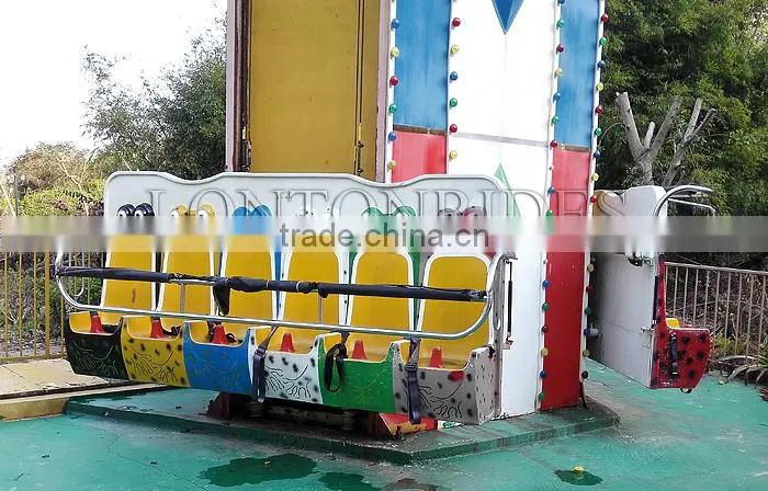 Outdoor fun rides kiddie amusement free fall tower rides for sale