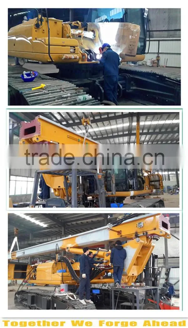 TOP Crawler type excavator piling Machine FAR75 telescopic hydraulic rotary drilling rig