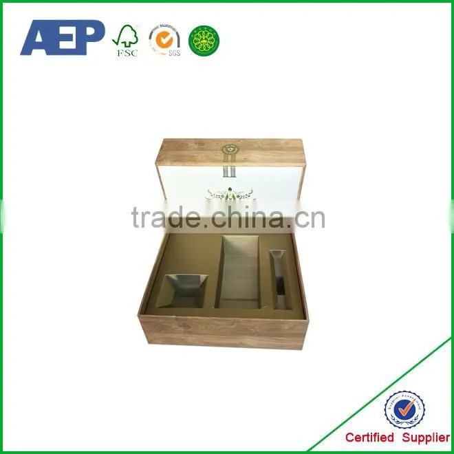 high quality printed cardboard box wine packaging