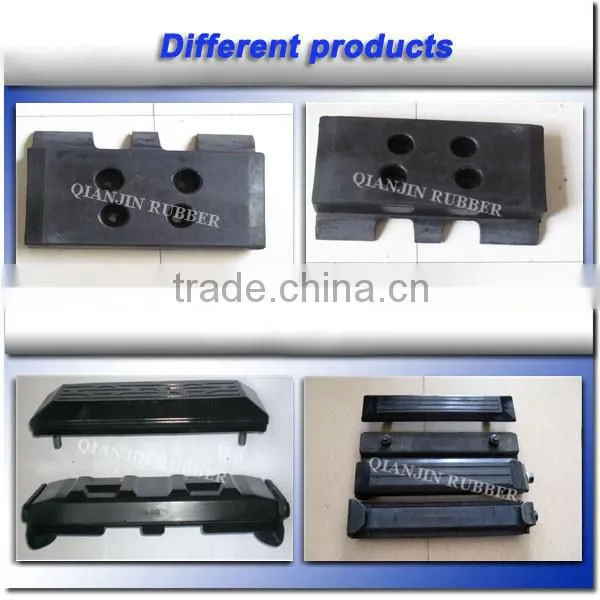Rubber track pad