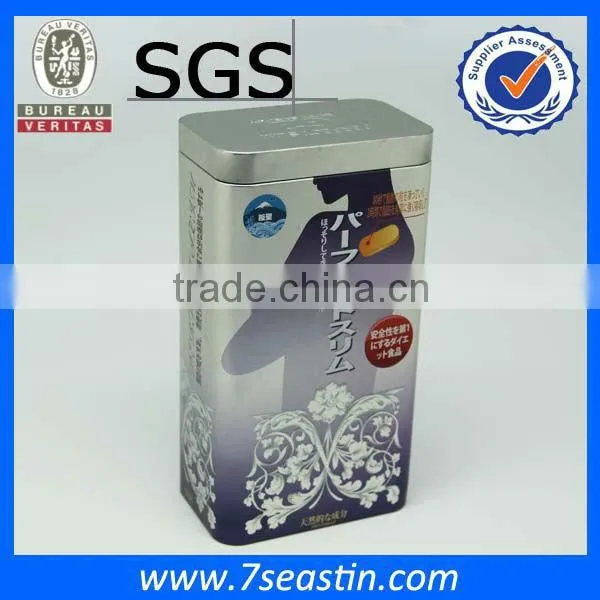 plant seeds tin box wholesale with airtight lid& health gift tin box packing