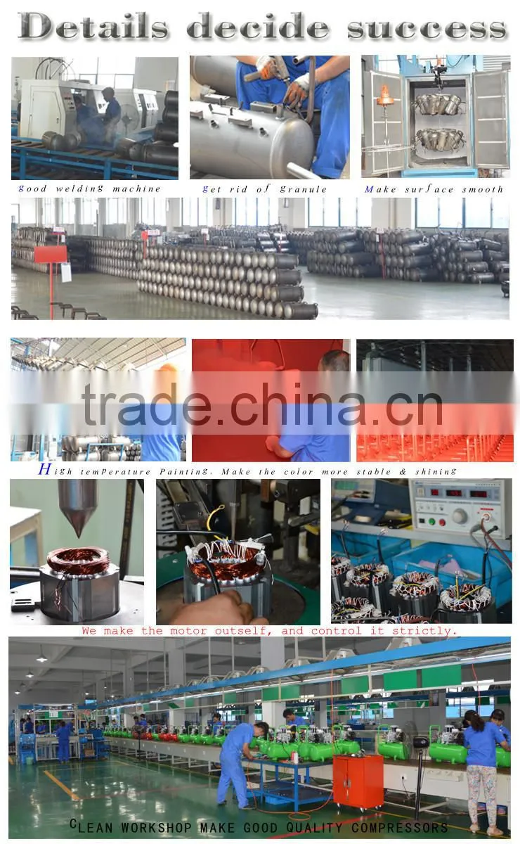 1HP Rich experience chinese factory portable directly driven piston air compressor