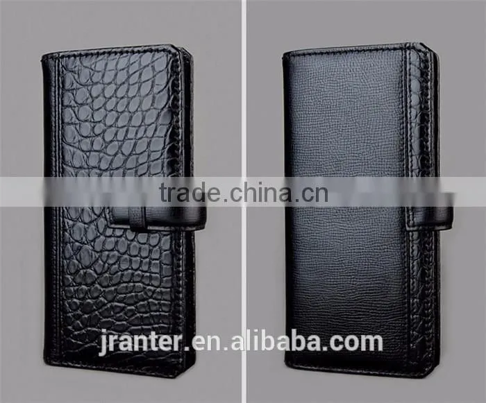 Luxury high-end fashion men wallet genuine crocodile leather mens long wallet
