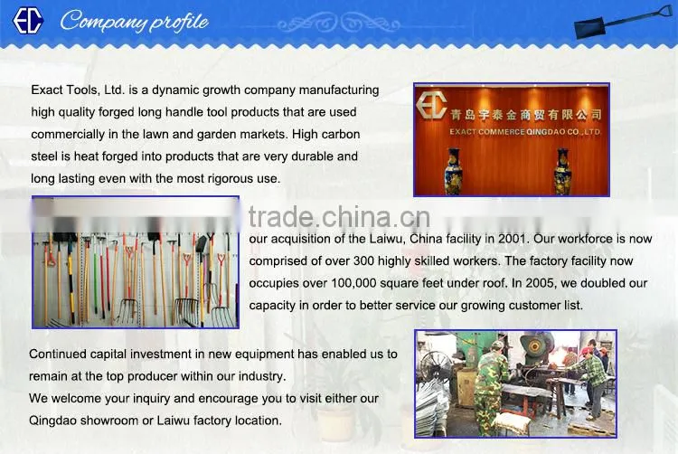 Wooden Handle Steel Pickaxe