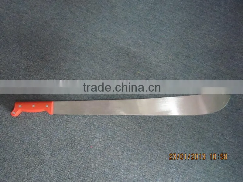 plastic handle high quality carbon steel machete
