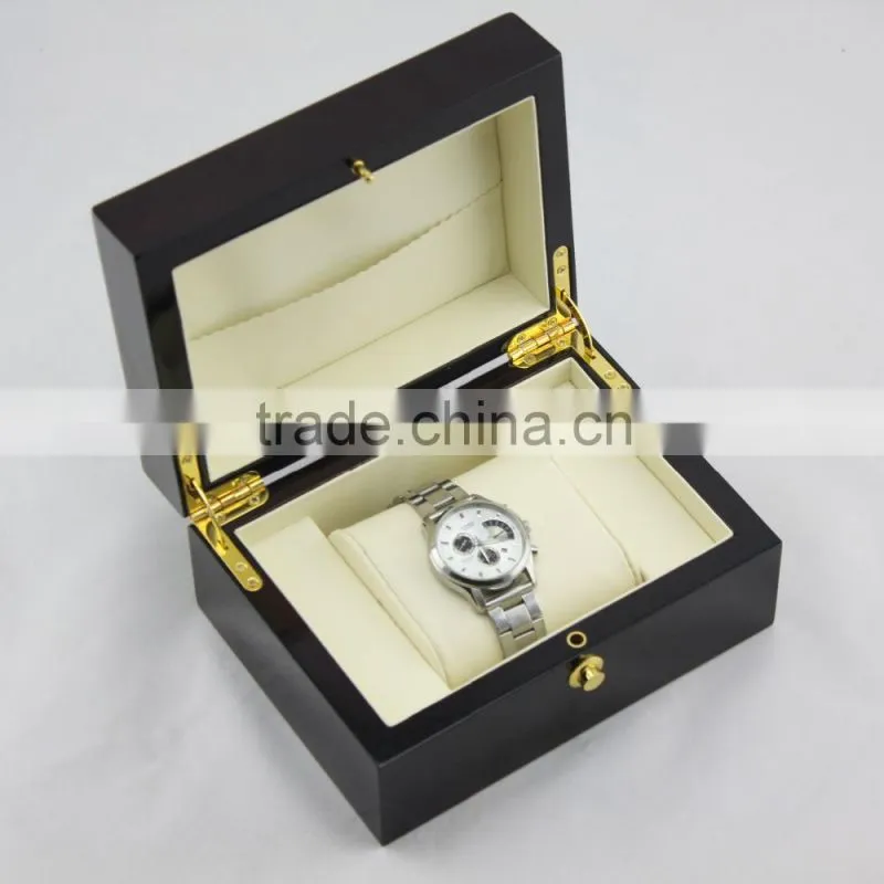 High quality black wooden watch box/watch box wooden/watch wooden box