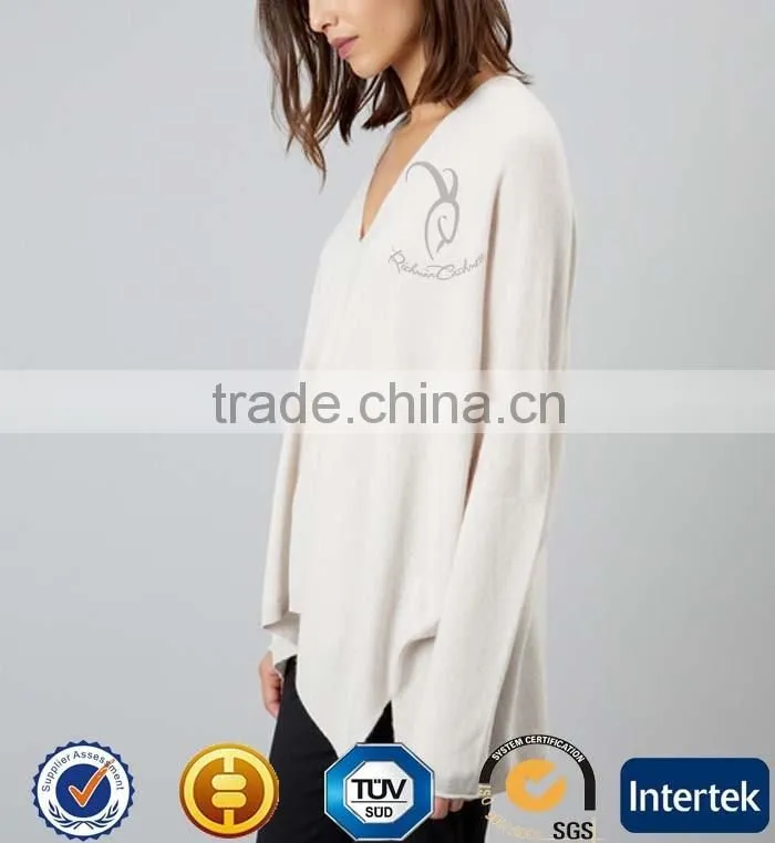Cashmere Knit V-Neck Sweater