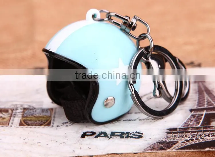 New motorcycle helmet custom keychain horseman keychain helmet keychain