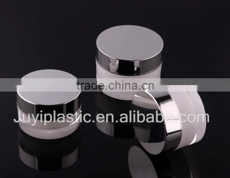 acrylic cosmetic cream jar straight round shape