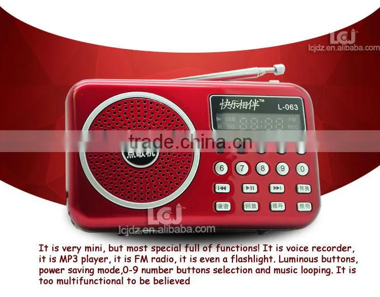 L-063 mini portable music speakers