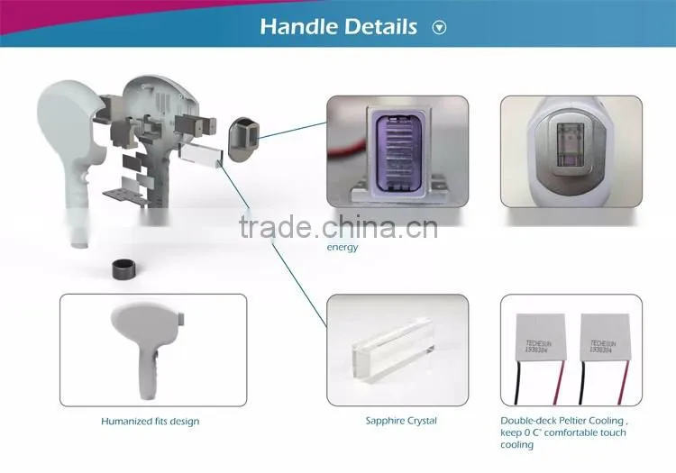 Immediately result painless bikini area hair removal machine with 15 inch big touch screen