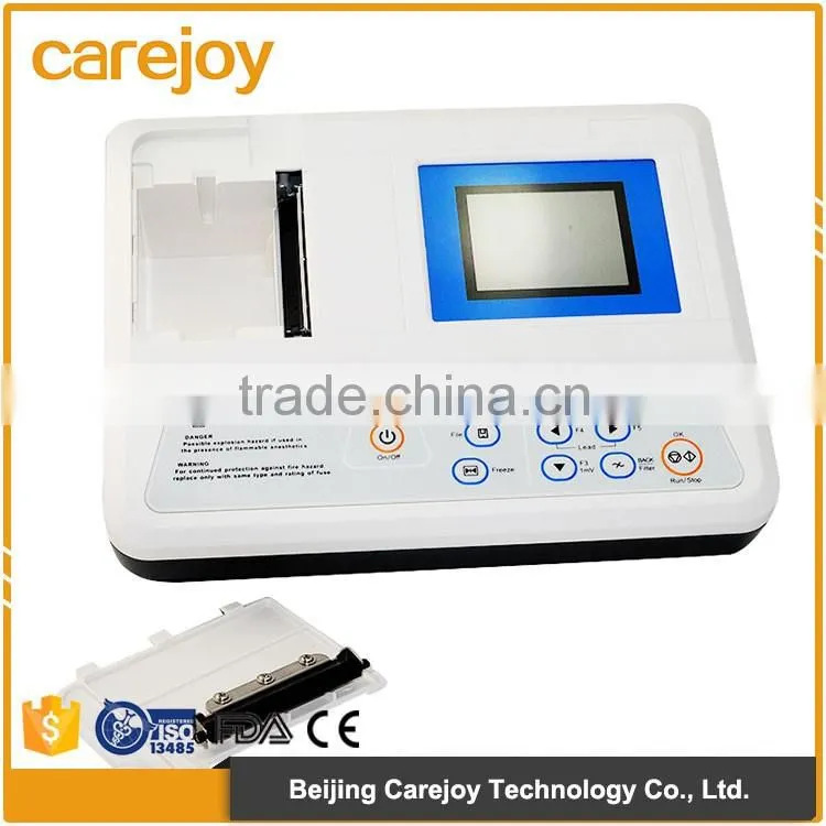 12-channel 12 leads portable ECG machine low price