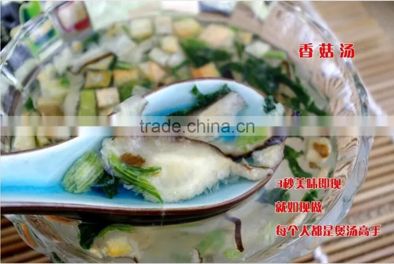 Instant soup instant food