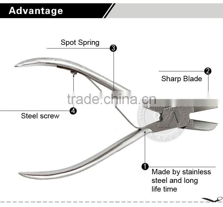 Piglet tooth cutter stainless steel tooth cuter for pig veterinary teeth cutter