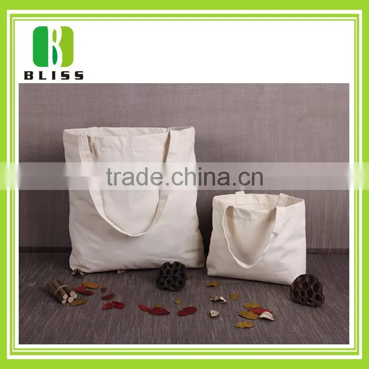 Promotion Fashion custom fabric shopping organic cotton bag