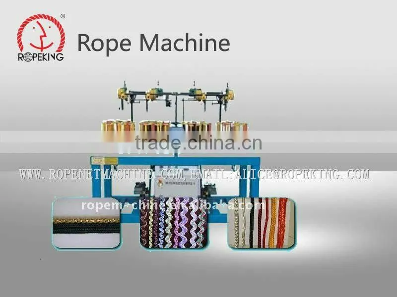 high speed rope making machine M:0086 15163879588 email:alice@ropeknet.com
