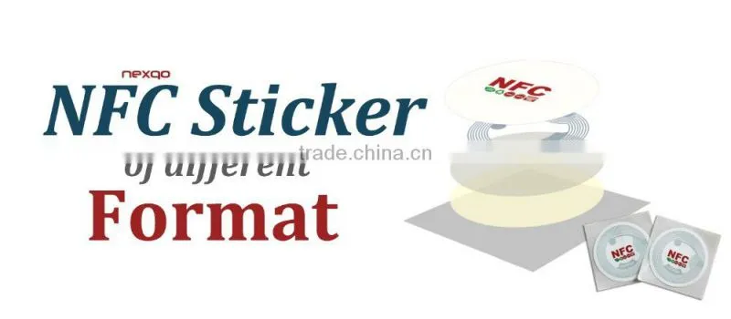 Custom Logo Printing MIFARE Ultralight C Paper NFC Tag Sticker