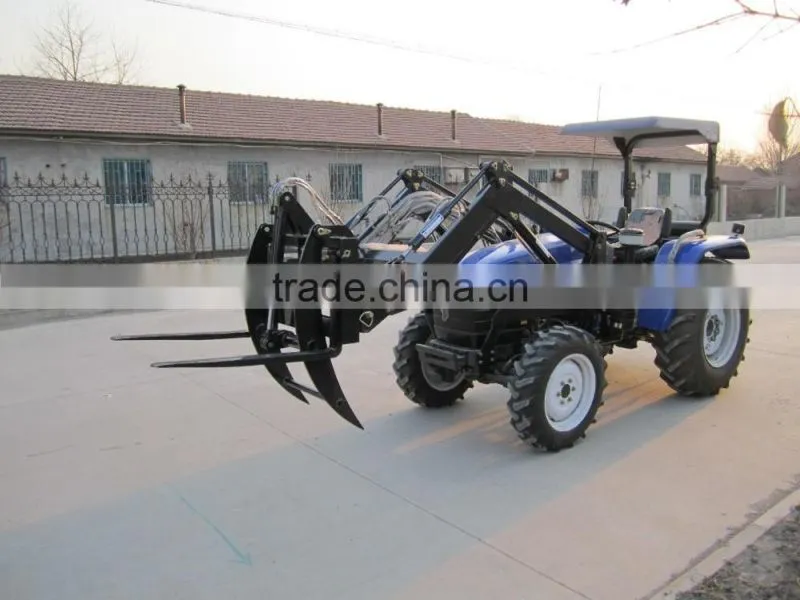 farm tractor front loader end backhoe with CE certificate