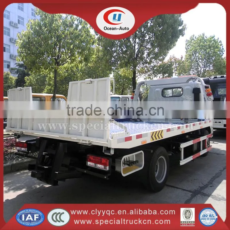 Dongfeng dlk 4ton pulling weight road wrecker truck for sale