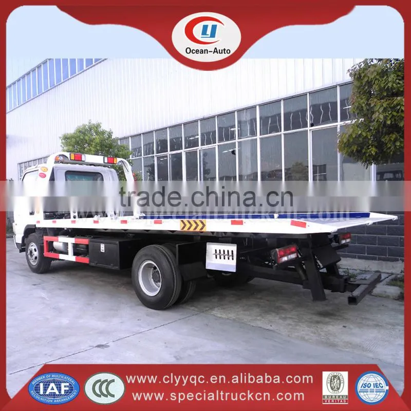 JAC 4X2 4ton pulling weight new road wrecker truck sale