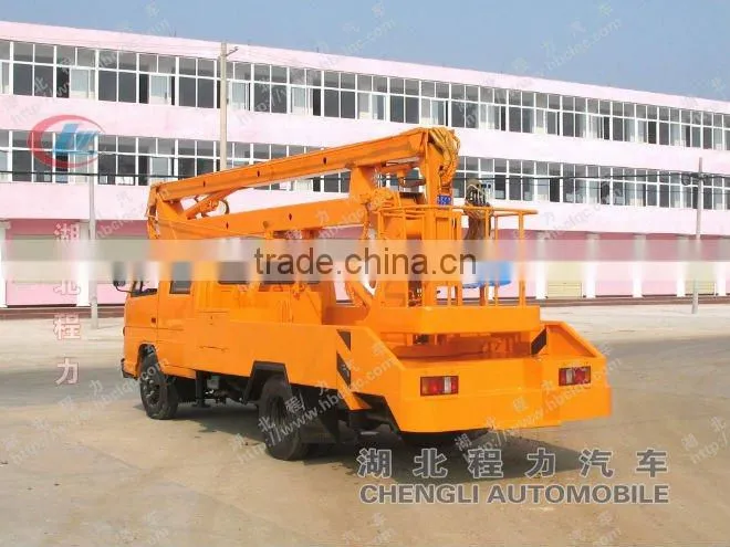 hydraulic controlled work platform truck