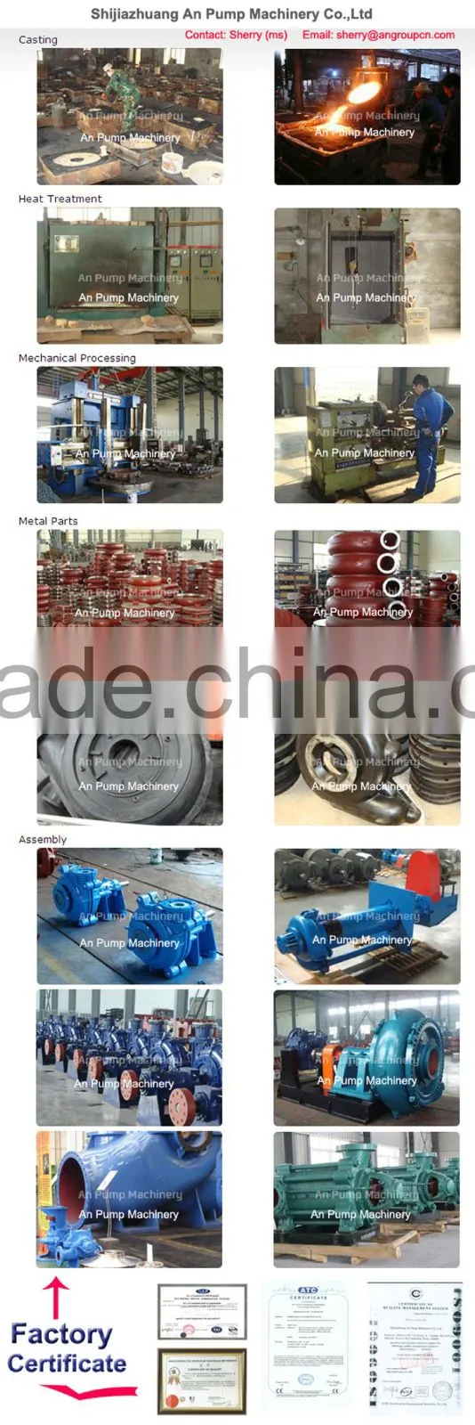 Cement sand suction submersible slurry pumps
