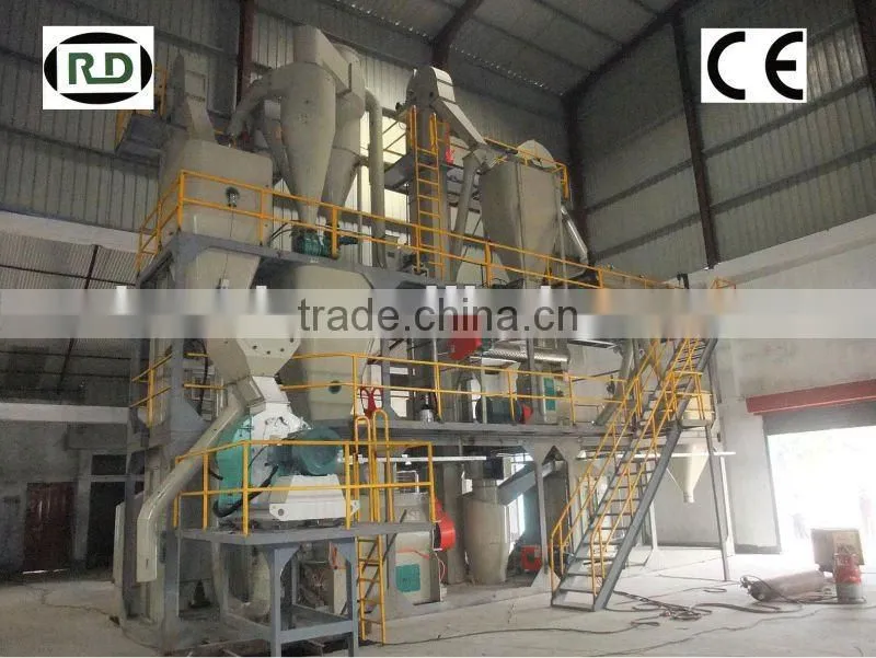 Hot sale! CE 1t/h SZLH250 complete animal feed line