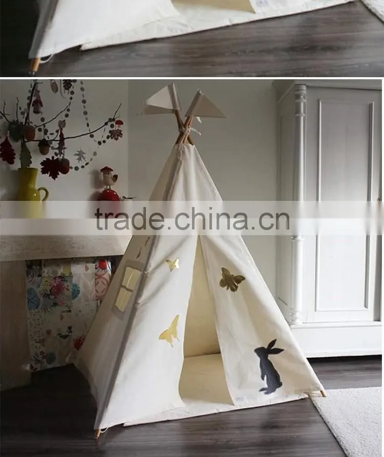 2016 New Fashion CE certified kids teepee indian tent tipi tunnel wigwam teepees for wholesale