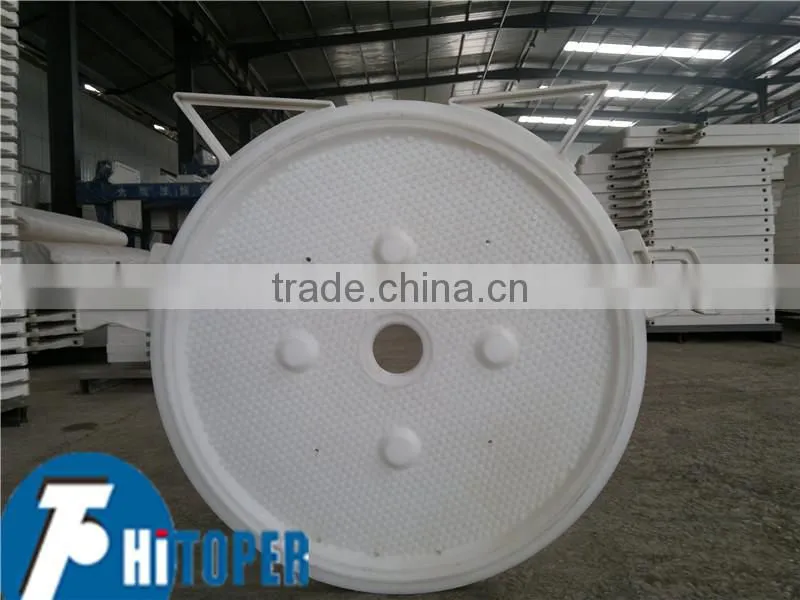 Cotton cake filter press with casters for food filtration