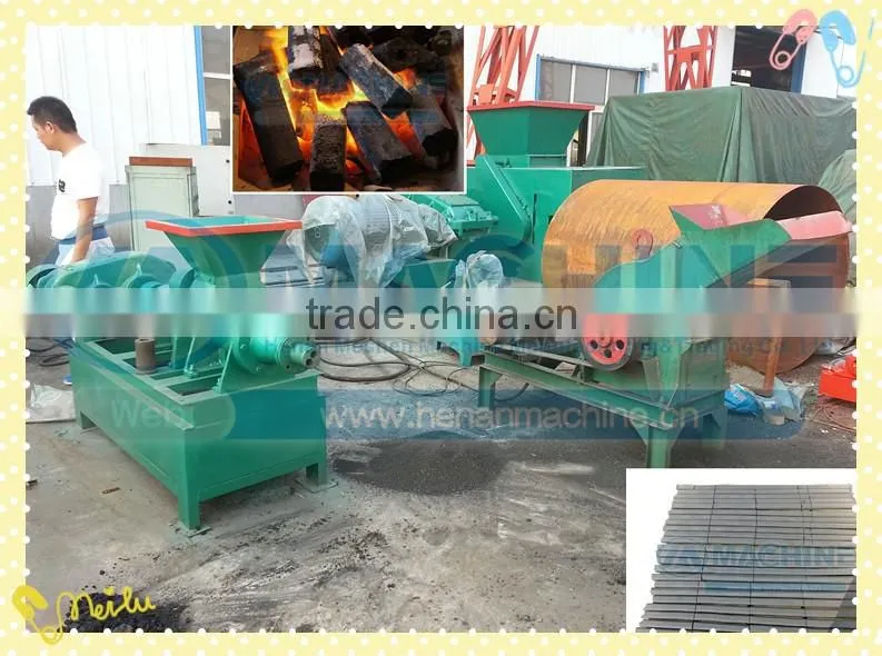 Factory manufacture lowest price Hot sale Silver charcoal briquette extruder machine