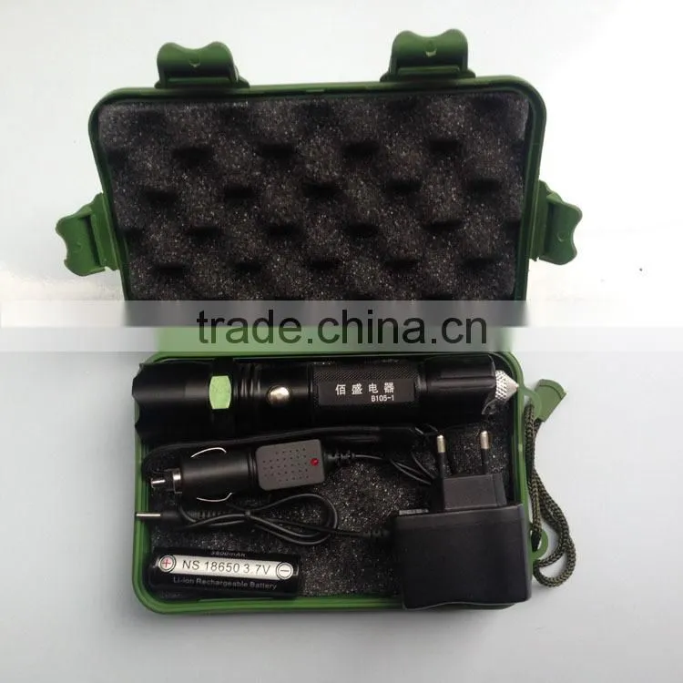 rechargeable zoom flashlight LED flashlight tactical flashlight led torches