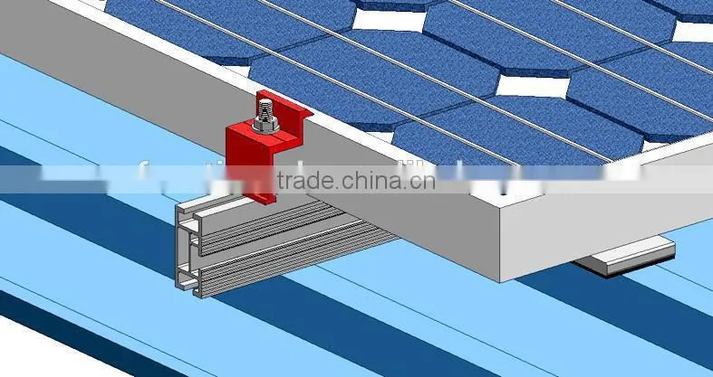 Hot new products rooftop solar aluminum mounting rack