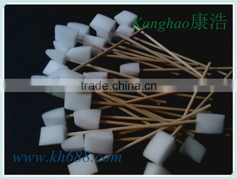 Factory directly sell oral sponge swab with good qualiy for medical using free sample