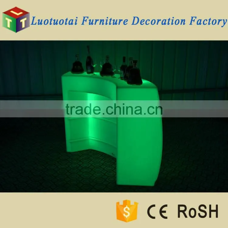 Modern LED round bar counter / LED bar counter with 16 colors