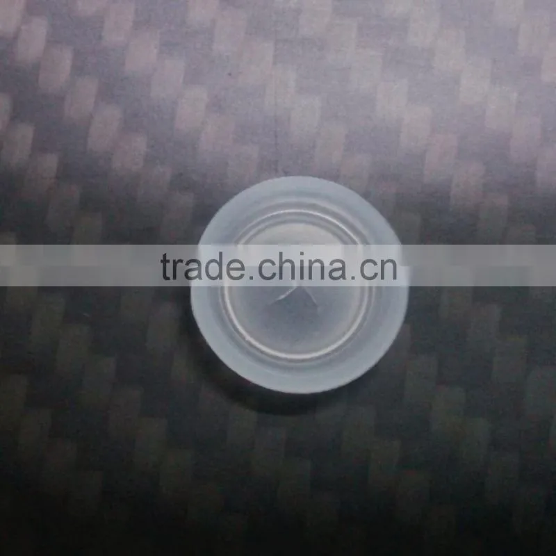 clear silicone valve for food products