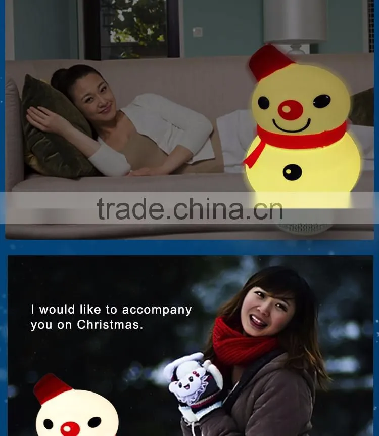 colorful creative night light bluetooth connected music sleeping lamp