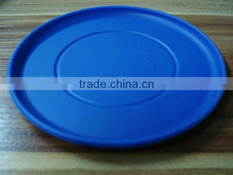 simple color with patterns printed silicone frisbee